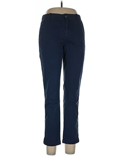 Pre-owned Quince Casual Pants In Blue