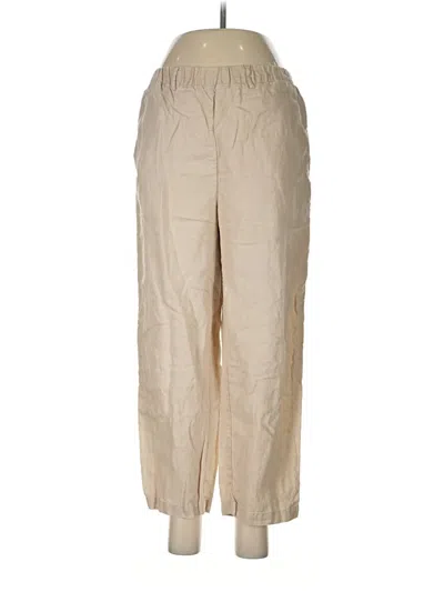 Pre-owned Quince Casual Pants In Brown