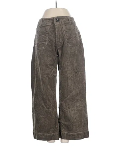 Pre-owned Quince Casual Pants In Brown