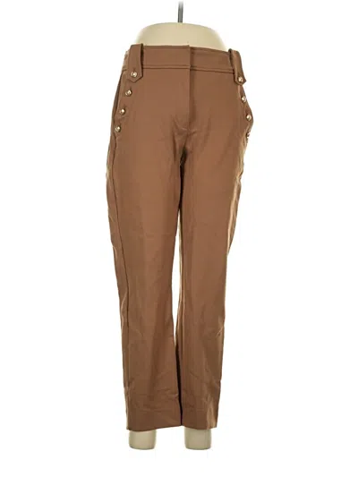 Pre-owned Quince Casual Pants In Brown