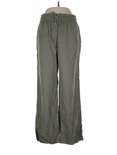 Pre-owned Quince Casual Pants In Green