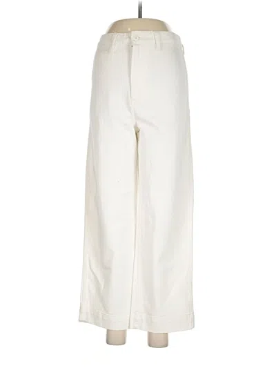 Pre-owned Quince Casual Pants In Ivory