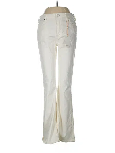 Pre-owned Quince Casual Pants In Ivory