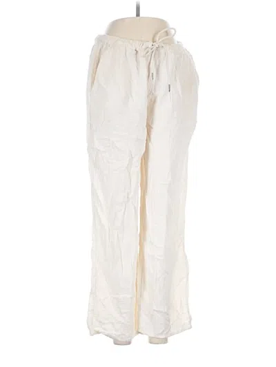 Pre-owned Quince Casual Pants In Ivory