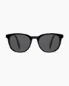 Quince Charlie Polarized Acetate Sunglasses In Black With Grey Lens