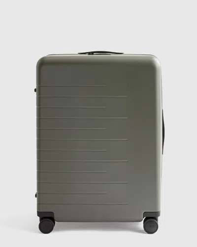 Quince Check-in Hard Shell Suitcase 27" In Olive