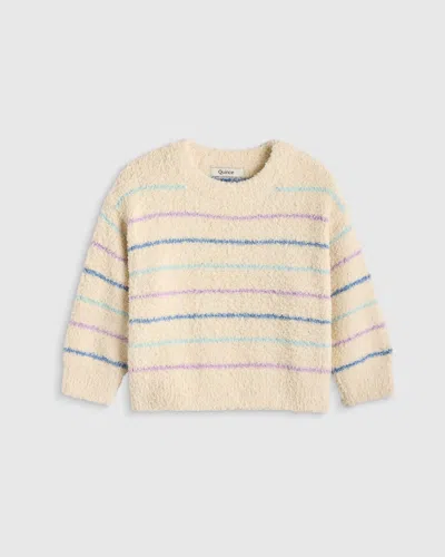 Quince Kids' Cloud Soft Sweater In Neutral