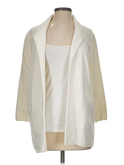 Pre-owned Quince Coat In Ivory