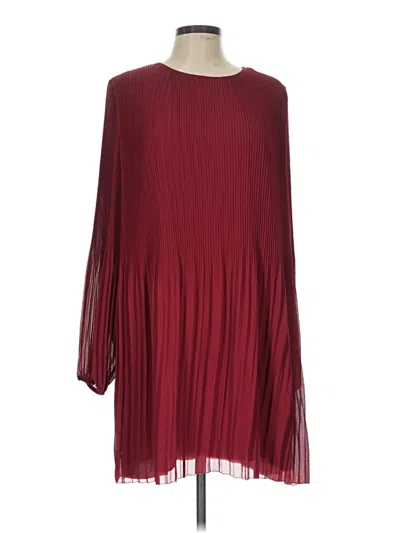 Pre-owned Quince Cocktail Dress In Burgundy