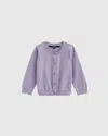 Quince Crewneck Cardigan Sweater In Multi
