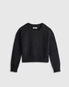 Quince Crewneck Sweater In Black