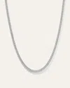 Quince Cuban Curb Chain Necklace In Sterling Silver