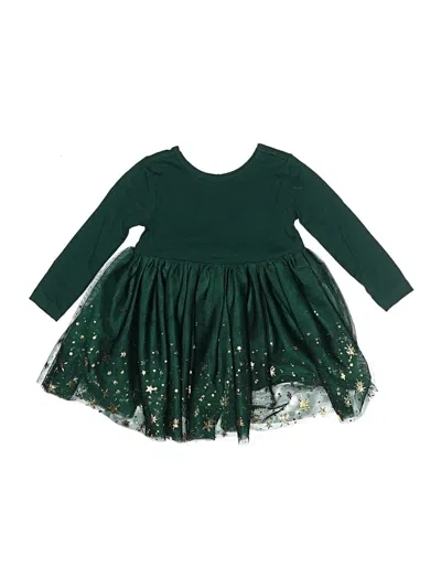 Pre-owned Quince Kids' Dress In Green