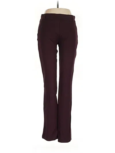 Pre-owned Quince Dress Pants In Burgundy