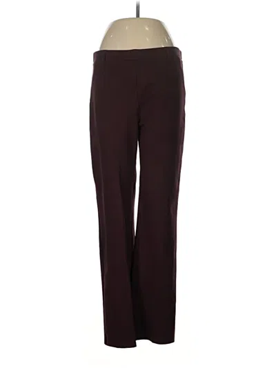 Pre-owned Quince Dress Pants In Burgundy