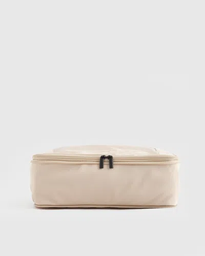 Quince Eco Compression Packing Cubes In Beige