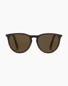 Quince Emily Polarized Acetate Sunglasses In Tortoise With Brown Lens
