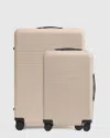 Quince Expandable Carry-on & Medium Check-in Suitcase Bundle In Brown