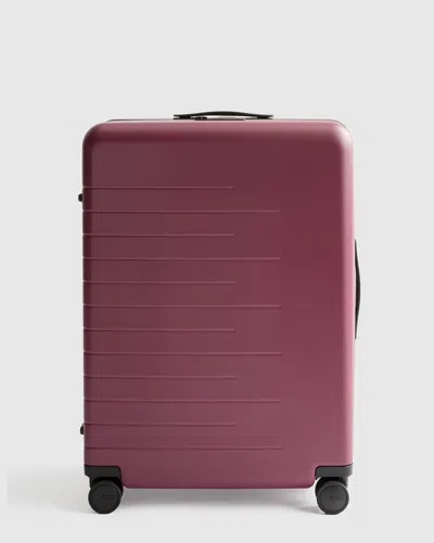 Quince Expandable Check-in Hard Shell Suitcase 27" In Wine