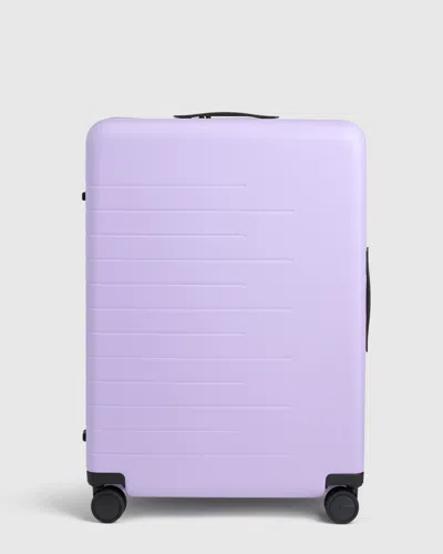 Quince Expandable Large Check-in Suitcase In Purple