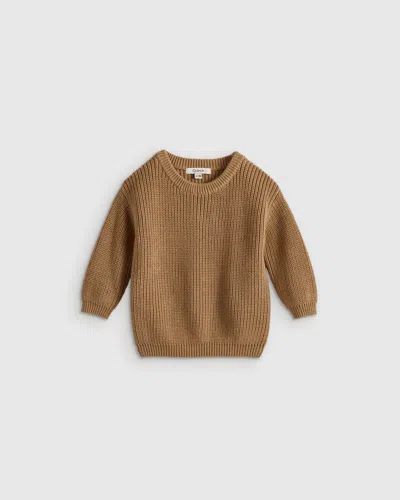 Quince Kids' Fisherman Tunic Sweater In Blue