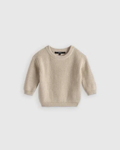 Quince Kids' Fisherman Tunic Sweater In Neutral
