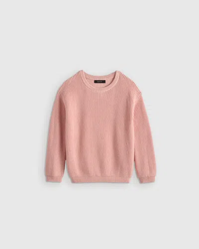Quince Kids' Fisherman Tunic Sweater In Pink