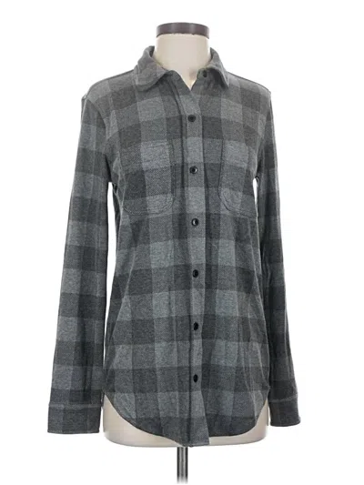Pre-owned Quince Fleece Jacket In Gray