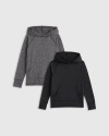 QUINCE FLOWKNIT ACTIVE PULLOVER HOODIE 2-PACK