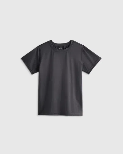 Quince Kids' Flowknit Breeze T-shirt In Black