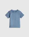 Quince Flowknit Breeze T-shirt In Blue