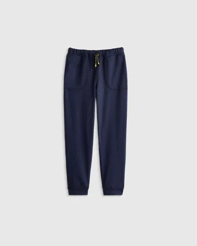 Quince Kids' Flowknit Performance Joggers In Purple