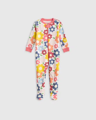 Quince Kids' Footie Pajama In Pop Floral