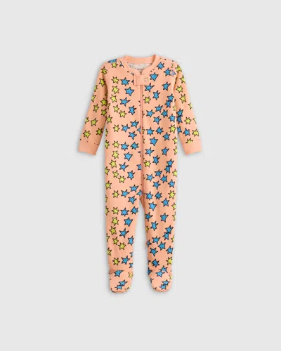 Quince Kids' Footie Pajama In Stars