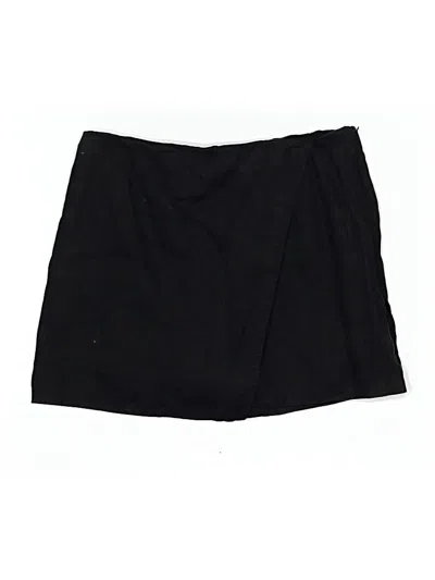 Pre-owned Quince Formal Skirt In Black