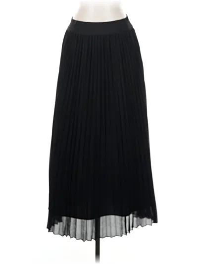 Pre-owned Quince Formal Skirt In Black