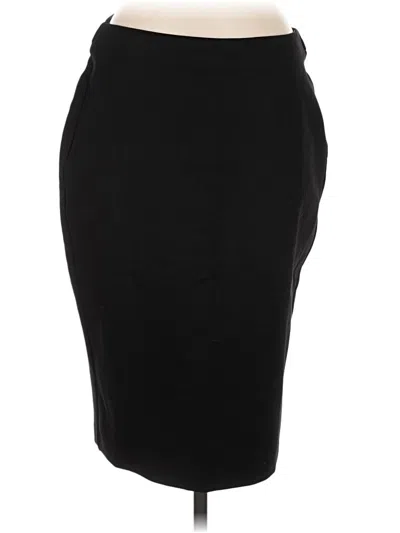 Pre-owned Quince Formal Skirt In Black