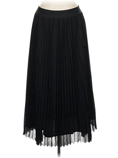 Pre-owned Quince Formal Skirt In Black