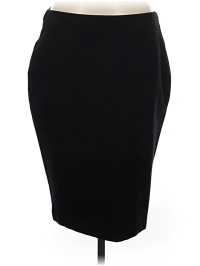 Pre-owned Quince Formal Skirt In Black