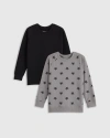 QUINCE FRENCH TERRY CREW NECK SWEATSHIRT 2-PACK