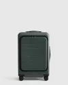Quince Front Pocket Carry-on Suitcase In Dark Green