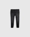 Quince Girls Ecostretch Pull On Jeggings In Black