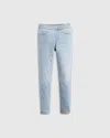 Quince Girls Ecostretch Pull On Jeggings In Light Wash