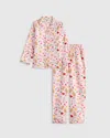 Quince Holiday Flannel Pajama Set In Pink