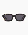 Quince Ibiza Polarized Acetate Sunglasses In Amethyst Tortoise With Grey Lens