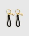 QUINCE ITALIAN LEATHER BRAIDED KEY RING