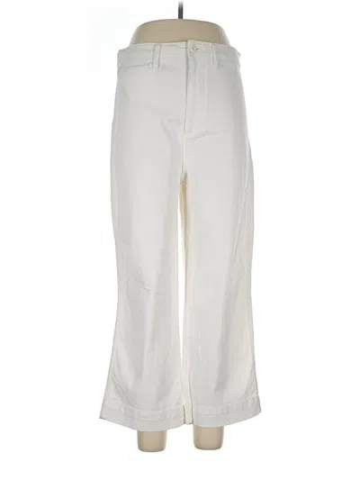 Pre-owned Quince Jeans In Ivory