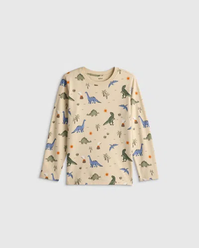 Quince Kids' Jersey Long Sleeve T-shirt In Multi