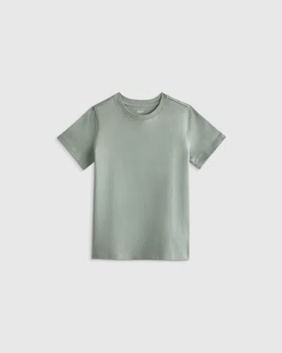 Quince Kids' Jersey Short Sleeve T-shirt In Green