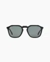 Quince Jude Polarized Acetate Sunglasses In Black With Green Lens